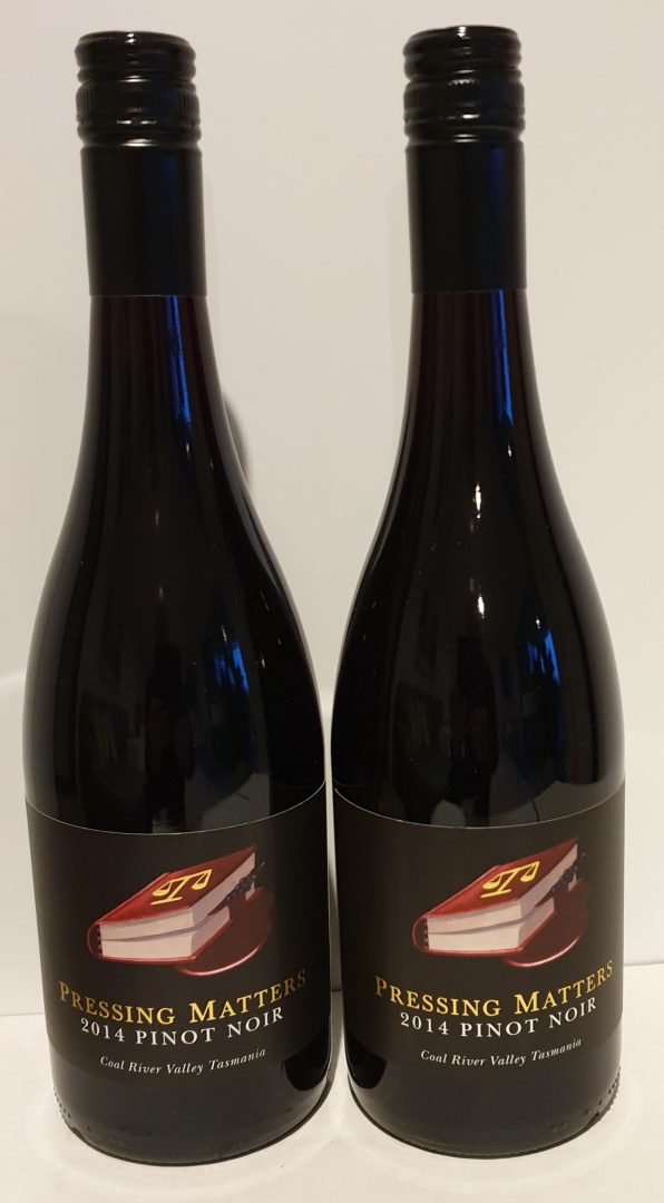 Pressing Matters 2014 Pinot Noir (2 bottles) $130