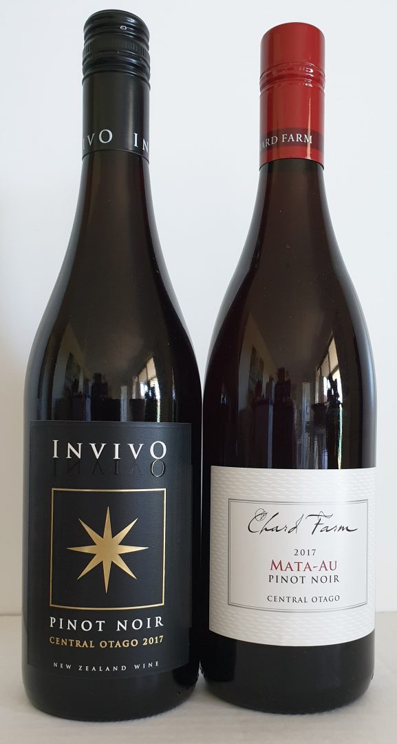 November 2019 Releases: 2017 Invivo Central Otago Pinot Noir & 2017 Chard Farm Mata-Au Pinot Noir