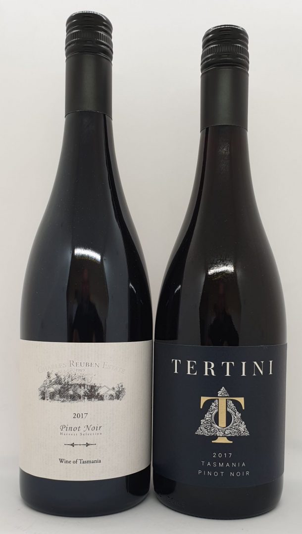 June 2021 Releases: Charles Rueben Estate 2017 Pinot Noir $45 & Tertini Tasmanian Pinot Noir 2017 $50