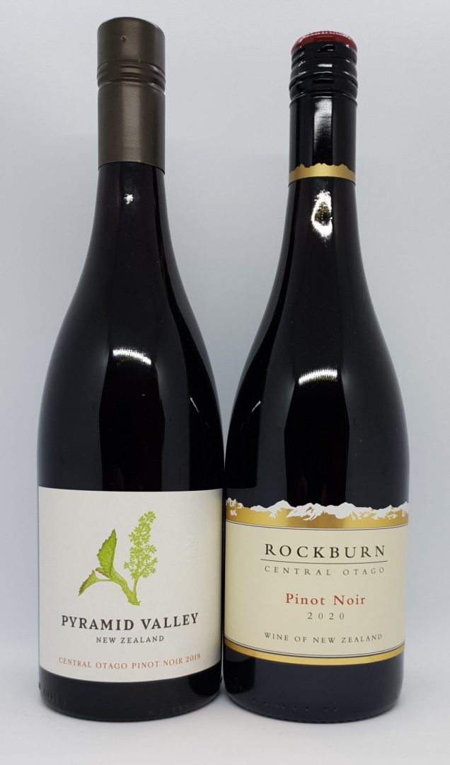 May 2022 Releases: Pyramid Valley Central Otago 2019 Pinot Noir $57 & Rockburn 2020 Pinot Noir $48