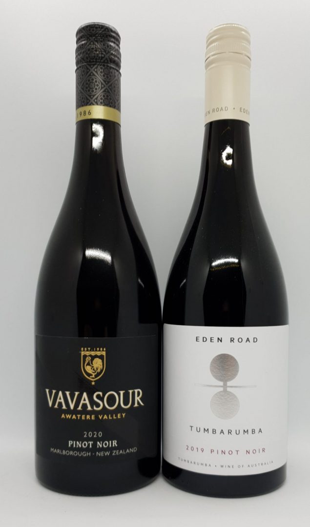 July 2022 Releases: Vavasour 2020 Pinot Noir $34 & Eden Road 2019 Tumbarumba Pinot Noir $50