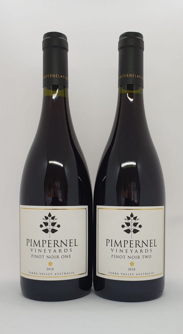 December 2022 Releaases: Pimpernel Pinot Noir One 2018 $55 & Pimpernel Pinot Noir Two 2018 $55