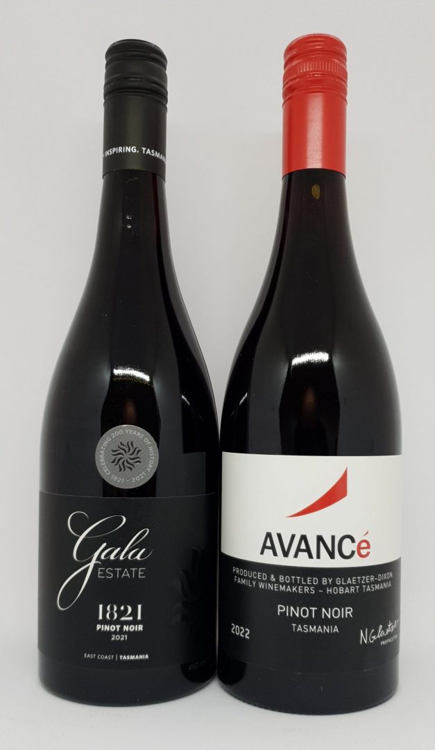 July 2023 Releases: Gala Estate 1821 Pinot Noir 2021 $65 & Glaetzer- Dixon Avancé 2022 Pinot Noir $35