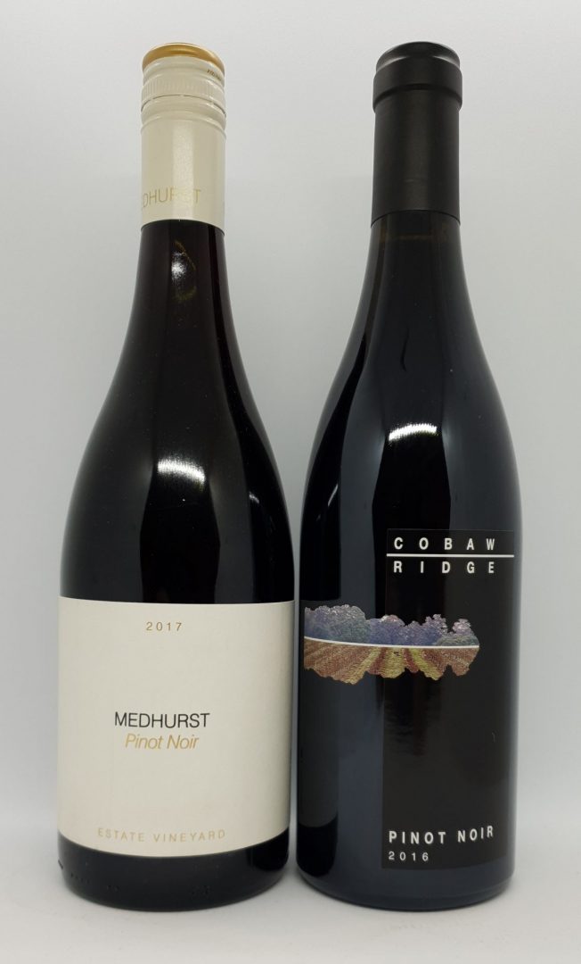 August 2023 Releases: Medhurst Estate 2017 Pinot Noir $55 & Cobaw Ridge 2016 Pinot Noir $55