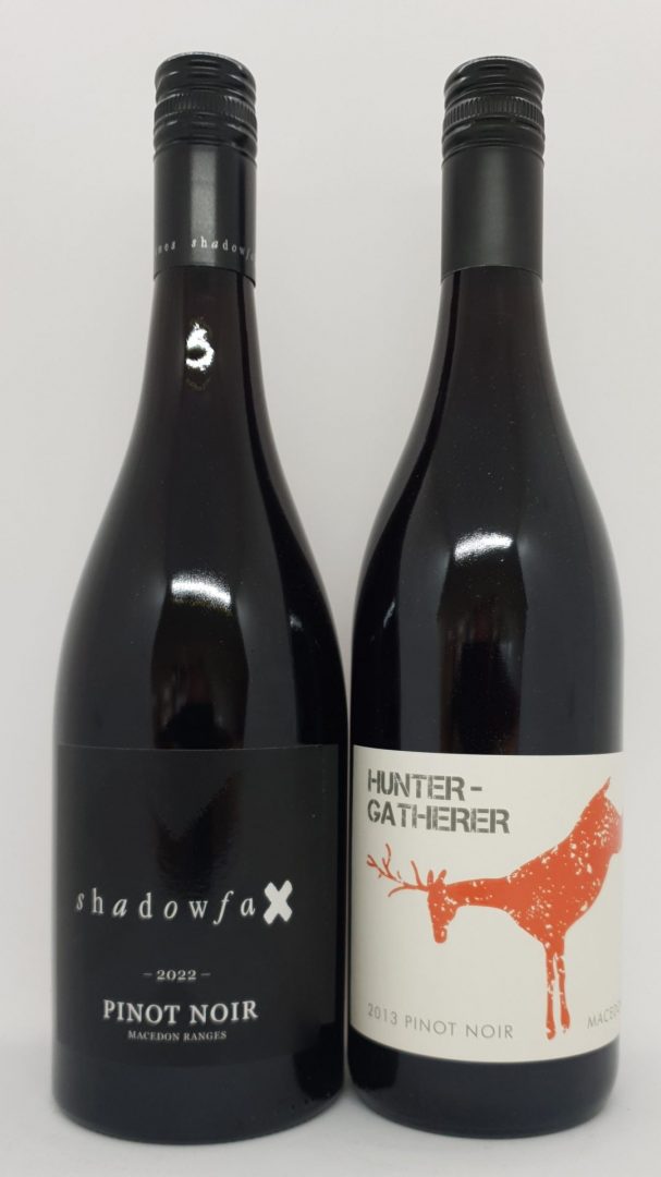 January 2024 Releases: Shadowfax Macedon Ranges 2022 Pinot Noir $40 & Hunter Gatherer 2013 Macedon Pinot Noir $50